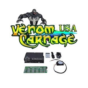 Personalizado <span class=keywords><strong>Venom</strong></span> <span class=keywords><strong>Carnage</strong></span> USA Shooting Fishing Video Game Board Empujador <span class=keywords><strong>de</strong></span> monedas <span class=keywords><strong>de</strong></span> acero inoxidable con 1 año <span class=keywords><strong>de</strong></span> garantía - Product Image 1