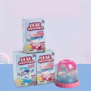 CHENXI 2026 Juego de Slime Transparente de Alta Calidad con Perlas de Sirena, Juguete Antiestrés de Lodo Cristalino para Apretar, Slime de Doble Color - Product Image 6