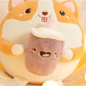 Vente directe d'usine : Chien en peluche brun et blanc tenant un adorable Boba en peluche, 30 cm, <span class=keywords><strong>Shiba</strong></span> <span class=keywords><strong>Inu</strong></span> en peluche - Product Image 6