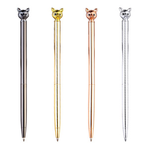 Stylo à bille <span class=keywords><strong>renard</strong></span> en métal exquis personnalisé 1.0mm écriture mélange parfait élégance fonctionnalité nouvelle idée pour accessoires - Product Image 1