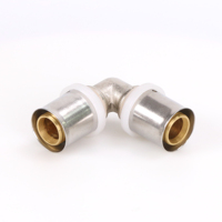 Fabrication CW617 laiton profil multimâchoires de haute qualité raccord pex multicouche plomberie raccord de tube d'eau raccord à pression en laiton