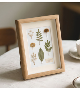 Wooden hollow three-dimensional <b>photo</b> <b>frame</b>, real butterfly specimen <b>frame</b>, DIY handmade insect and plant immortal specimen pain - Product Image 6