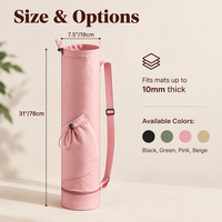 Tas Yoga Tahan Air Multi Warna Kapasitas Besar Tas Bahu Gym Dengan Kantong Basah Kering dan Tempat Botol untuk Yoga