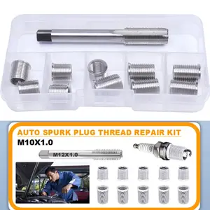 Motorcycle Spark Plug Sliding Tooth Thread Repair M10*1.2512*1.25M14*1.25 Screw Sleeve Thread Insert