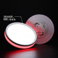 L'éclairage latéral de couleur RVB rond de surface ultra mince a mené le plafonnier des voyants 24W 36W