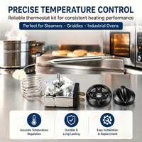 Thermostat de chauffage mécanique 2026 0-320 ℃   Optimisé pour le chauffage à moyenne température, faible taux de défaillance, accessoires pour poêle à gaz d'hôtel