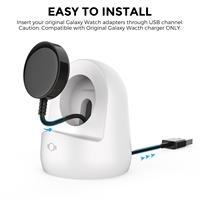 Ahastyle Smart Horloge Opladen Stand Voor Samsung Horloge, Opladen Dock Siliconen Houder Voor Samsung Desktop Stands