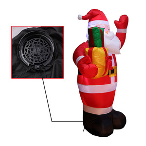 Árbol de Navidad gigante de varios diseños para fiesta al aire libre, <span class=keywords><strong>mu</strong></span>ñeco de nieve, Santa Claus, ciervo, luces LED, decoración inflable - Product Image 4
