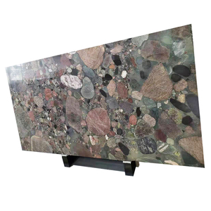 ขายส่งธรรมชาติแม่น้ำหินฟอสซิลหินพื้นบราซิล <span class=keywords><strong>Marinace</strong></span> หินแกรนิตกรวดแผ่นหิน - Product Image 2