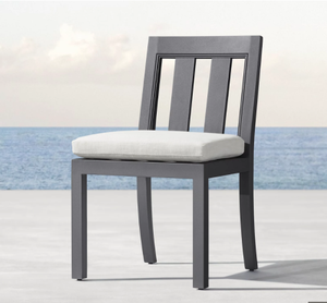 Ensemble de chaises de salle à manger en aluminium thermolaqué, résistantes à l'eau, pour l'extérieur, le jardin, les restaurants et les hôtels - Product Image 4