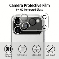 Protecteur d'objectif d'appareil photo anti-rayures 9H avec logo personnalisé OEM en gros d'usine pour iPhone 17 Air Pro Max Protecteur d'appareil photo de téléphone portable