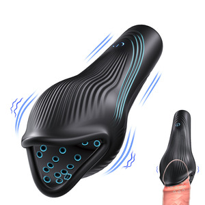 Nouveau masseur intime en silicone pour hommes, dispositif de désensibilisation et de relaxation, massage par aspiration multifonctionnel, jouet personnel pour adultes - Product Image 1