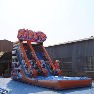 Nouveau design 2026 : Toboggan aquatique gonflable avec piscine et jeux gonflables avec poteau - Product Image 3