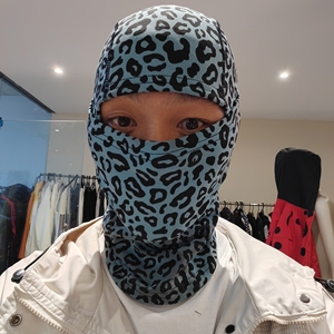 QZFSO Custom Logo Thermochromic Ski Balaclava <b>Purple</b> <b>Tie</b> Dye Windproof Warm Fabric Mask Sports Daily Party Outdoor Adjustable - Product Image 6