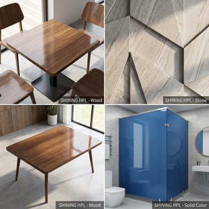 Panneau stratifié compact phénolique SHINING de 12 mm avec noyau noir solide, imperméable, pour la cuisine, la salle de bain et les meubles de bureau - Product Image 5