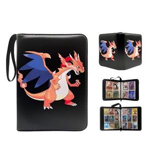 Album de rangement pour cartes à collectionner Pokémon, imperméable, avec fermeture éclair, 4 pochettes, 9 pochettes, capacité de 400 cartes - Product Image 5