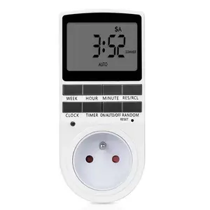 7 Day Weekly Digital Plug Timer Outlet Programmable Countdown Timer Switch With 20 On Off Programs