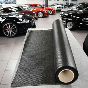 لفة نسيج ألياف الكربون المنسوج بوزن 200 جم/م² بنمط نسيج مبرد 3K مع شهادة ISO9001 لمركبات الفضاء - Product Image 1