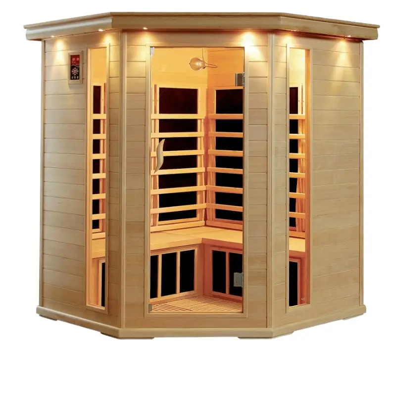 Sauna infrarouge pour 4 personnes, approuvé CE/ETL/ROHS, KLE-B4