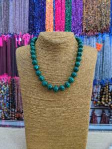 40 colore di Pietra Naturale Nodo Collana di 45-70cm 16-30 pollici 8/10/12mm collana di Malachite - Product Image 2