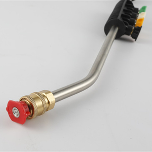 Pistolet de pulvérisation d'eau <span class=keywords><strong>haute</strong></span> <span class=keywords><strong>pression</strong></span>, embout de barre métallique, Turbine rotative, <span class=keywords><strong>buse</strong></span> rapide pour K - Product Image 2