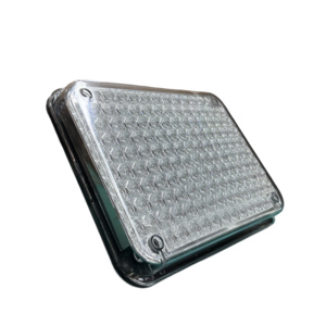 12V LED camion dei pompieri di emergenza luce di soccorso rosso blu quadrato lampeggiante luce di avvertimento materiale PC segnale di traffico per l'alta visibilità - Product Image 1