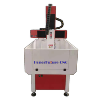 Jinan HonorFuture 3-Axis 4040 CNC Router Fresadora Moldes de un solo husillo con sistema de control Mach3 NC Studio DSP