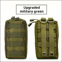 Sac banane MOLLE étanche ODM/OEM en tissu Oxford 600D avec fermeture éclair, pochette utilitaire rectangulaire, support de téléphone, pour usage quotidien en extérieur