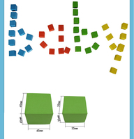 Blocs de construction en mousse EVA colorés, jouet éducatif pour l'apprentissage des mathématiques pour enfants