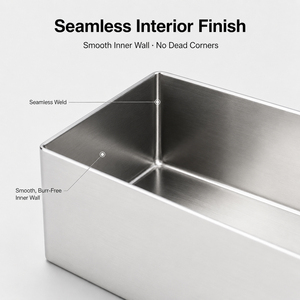 Net Red Stainless Steel Tiramisu Mold Rectangle Commercial Chinese Embryo Stall <strong>Baking</strong> Strip Box for Mousse Cheese for Cake Tool - Product Image 5