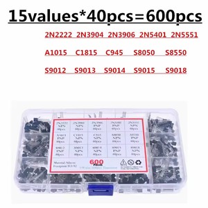 TO-92ชุดทรานซิสเตอร์ชุดการจัดประเภท BC327 BC337 BC517 BC547 BC548 <span class=keywords><strong>BC549</strong></span> 2N2222 3906 3904 5401 5551 C945 S8050 S8550 A733 S9012 - Product Image 6