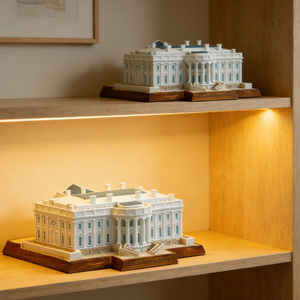 Famosa Estatua en Miniatura de Resina del Edificio de la Casa Blanca, Modelo Marcado, Souvenir - Product Image 3