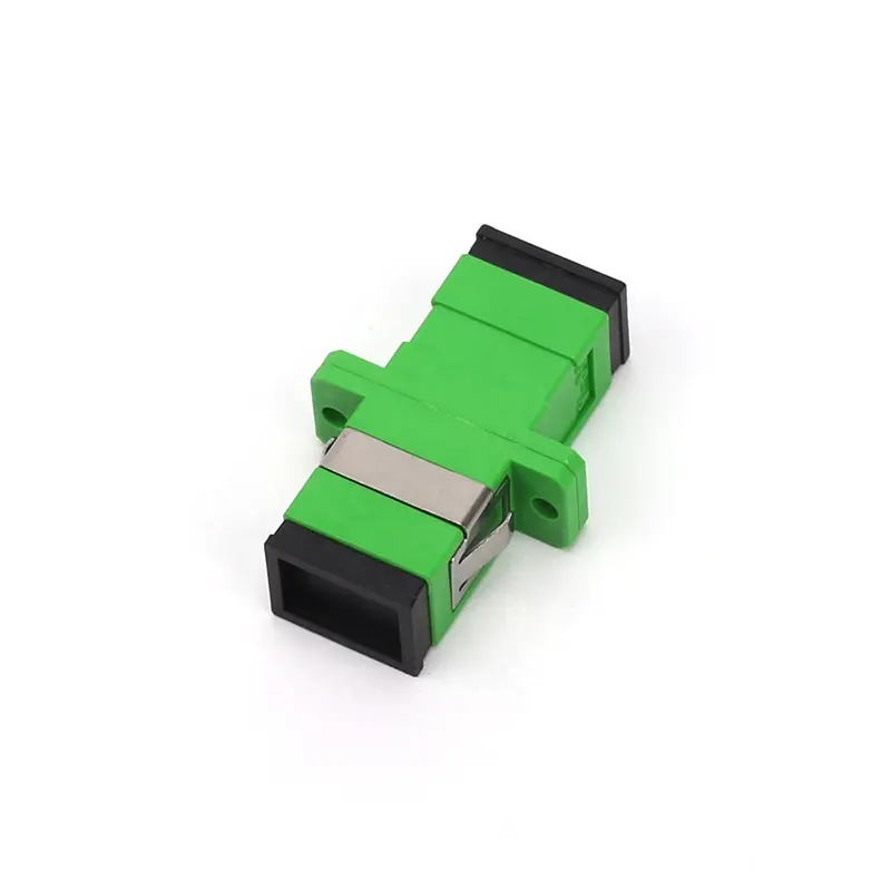 Simplex Optic fiber SC/APC adapter connector optical fiber data transmission Green