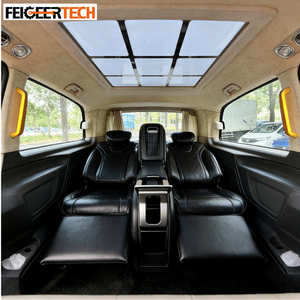 Boîte de rangement Feigeer Tech, appuie-tête électrique, repose-jambes réglable, siège de voiture modifié avec écran LCD, téléviseur relevable pour Vito V260 - Product Image 4
