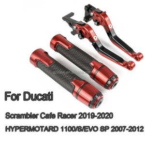 Palancas de Freno y Embrague Plegables CNC de Aleación MOXI, Puños de Manillar para <span class=keywords><strong>Ducati</strong></span> <span class=keywords><strong>Scrambler</strong></span> <span class=keywords><strong>Cafe</strong></span> <span class=keywords><strong>Racer</strong></span> Hypermotard 1100 EVO SP 2007-2020 - Product Image 1