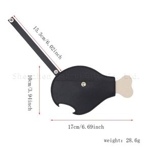 Dispensador de Bolsas para Excrementos de Perro, Personalizado, de Cuero PU, con Diseño de Pierna de Pollo, para Paseos al Aire Libre - Product Image 6
