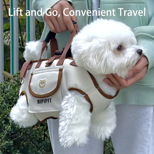 Sac de transport pour animaux de compagnie en forme de dessin animé, sac de voyage portable pour chien, sac à bandoulière gratuit pour chiens, harnais pour animaux de compagnie pour les promenades en plein air - Product Image 5