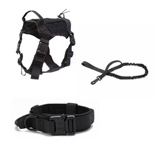 Correa Reflectante Táctica Impermeable para Perro con Hebilla, Material de Poliéster Cómodo, para Perros Medianos y Grandes, Entrenamiento y Senderismo - Product Image 3