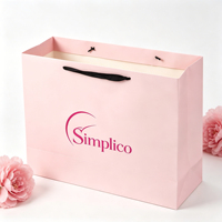 Vente directe d'usine, sac en papier blanc épais et durable, impression personnalisée pour les magasins de vêtements et de chaussures, sac en papier de luxe pour les bijoux