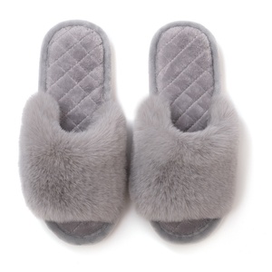 โรงงานรองเท้า ITEC รองเท้าแตะแบบสวมในบ้านบุขนนุ่มทรงปากปลา ขน<span class=keywords><strong>ยาว</strong></span> สำหรับผู้หญิง แฟชั่นรองเท้าใส่ในบ้าน - Product Image 3