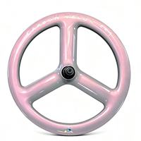 Jeu de roues BMX 451 Carbon Three-knife, moyeu 54T, frein à disque, pour vélo pliant, pneu à effet craquelé changeant de couleur, pneu à vide