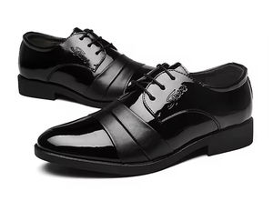 Chaussures Richelieu en cuir pour homme, de haute qualité, formelles, à bout fermé, respirantes, à lacets, haut de gamme, faites à la main, décontractées, intemporelles - Product Image 1