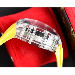 Nuevo Reloj Mecánico para Hombre con Correa de Goma y Cristal de Zafiro, Estilo Popular, Reserva de Energía, 24 mm, Alta Gama, para Uso Casual - Product Image 5