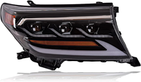 Conjunto de Faros Delanteros LED Modificados para Toyota Land Cruiser 2008-2015, Repuesto de Faros, Suministro de Fábrica, Autopartes -- Un Par