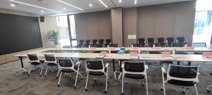 โต๊ะฝึกพับได้พร้อมล้อเคลื่อนย้ายได้เฟอร์นิเจอร์ห้องประชุมโรงเรียน - Product Image 3