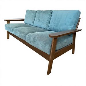 أريكة زاوية مريحة مخصصة لغرفة المعيشة من وانكسينج، بتصميم تشيسترفيلد، إطار من الخشب الصلب باللون الأزرق وصديق للبيئة - Product Image 6