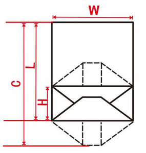 Túi Giấy Mua Sắm Tốc Độ Cao Đáy Vuông Làm Máy Móc Với In Ấn - Product Image 2