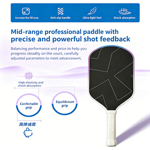 Juego de palas de pickleball ultraligeras de fibra de carbono para mujer con agarre acanalado y aprobado por la USAPA, incluye 2 palas con bolsa de transporte - Product Image 3