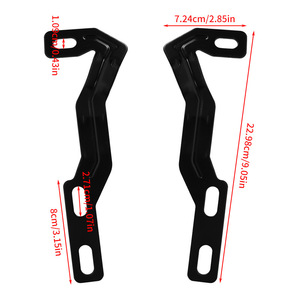 Hood Hinge Mounting <b>Brackets</b> For Toyota Tacoma 2016 2017 2018 2019 2020 <b>Black</b> 201 Stainless Steel Replacement Parts - Product Image 1