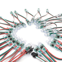 Vente flash : éclairage LED numérique RGB carré de 12 mm avec puce intégrée, programmable, étanche IP67, éclairage architectural extérieur